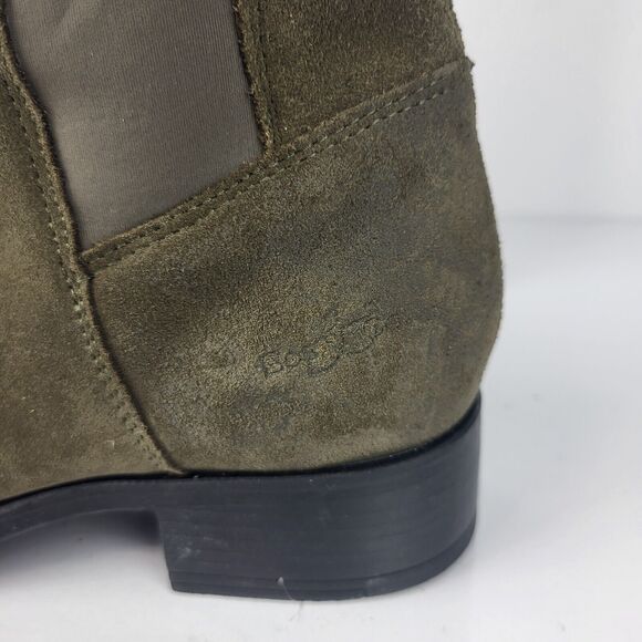 Over the knee waterproof Suede stretch Boots - Picture 5 of 16